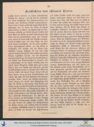 Geschichten von schlauen Tieren.