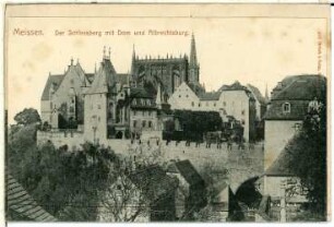 Meißen. Schlossberg mit Dom