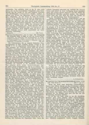 316-317 [Rezension] Bergmann, Ernst, Die deutsche Nationalkirche