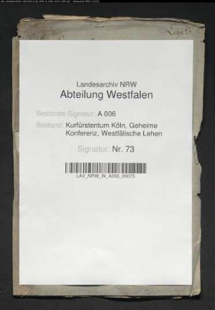 Verlängerungen der Belastung des Lehens Scheidingen durch den Hofrat und Regierungsrat Joseph von Berswordt