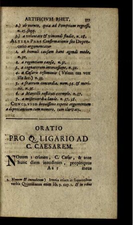 Oratio Pro Q. Ligario Ad C. Caesarem.