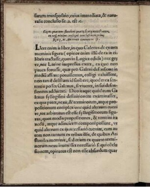 Caput quartum ostendens quartae figurae necessitatem [...]