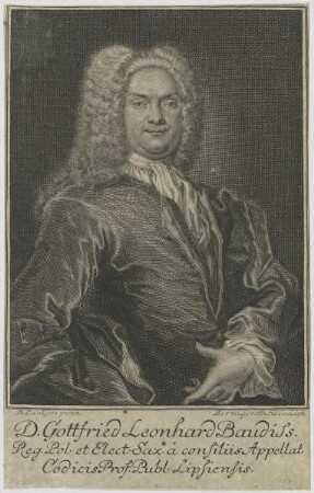 Bildnis des Gottfried Leonhard Baudiß