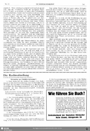 Die Rechtsabteilung