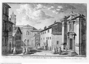 Delle Magnificenze di Roma antica e moderna, Achtes Buch, Tafel 147: Monastero, e Chiesa di San Egidio in Trastevere delle Suore Carmelitane