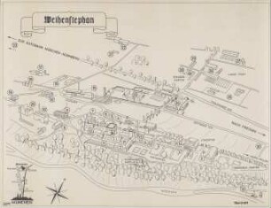 Lageplan TUM / Weihenstephan