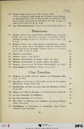Miniaturen (Nr.317-324)