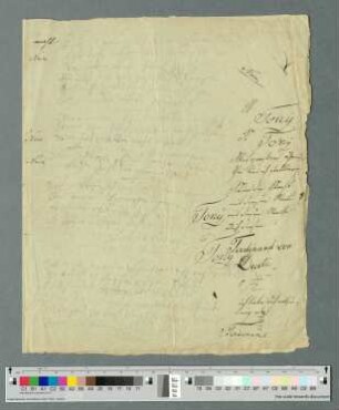 [Liebe], Arbeitsmanuskript, [1819]