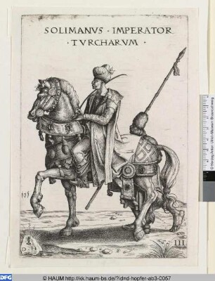 Sultan Soliman zu Pferde