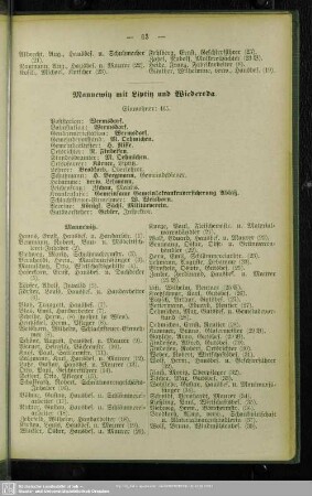 Mannewitz mit Liptitz und Wiederoda