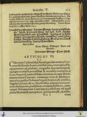 Articulus VI.