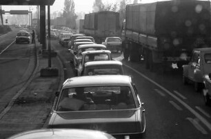 Kehl: Verkehr am deutschen Zollamt