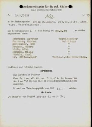 Weinmann, Fritz