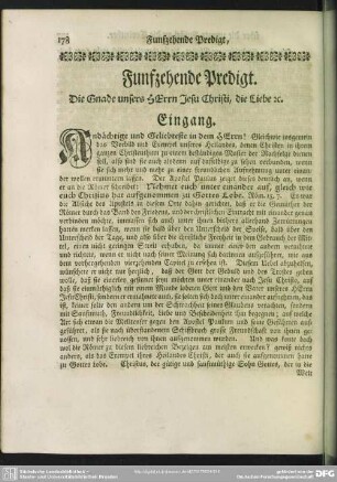 Funfzehende Predigt