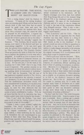 The lay figure: the Royal Academy and its "instrument" of institution