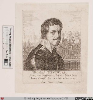 Bildnis Thomas Wentworth, 1640 1. Earl of Strafford