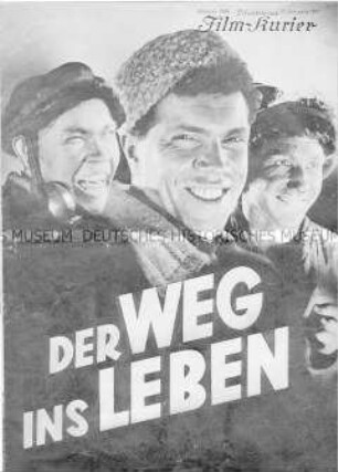 Filmzeitschrift zu dem sowjetischen Spielfilm "Der Weg ins Leben"