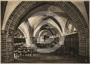 Gastraum im "Schweidnitzer Keller" des Rathauses Breslau