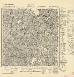 16102 Wehrkirchen, Topographische Karte 1:25000 (4cm - Karte)