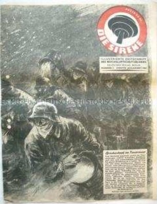 Illustrierte Zeitschrift des Reichsluftschutzbundes u.a. über Soldaten der Luftwaffe beim Luftschutz und zum Schutz von Tieren