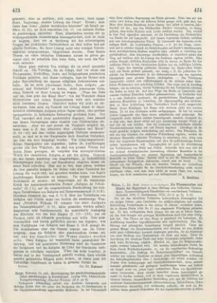 474-475 [Rezension] Die Wissenschaften und Künste der Gegenwart in ihrer Stellung zum biblischen Christentum