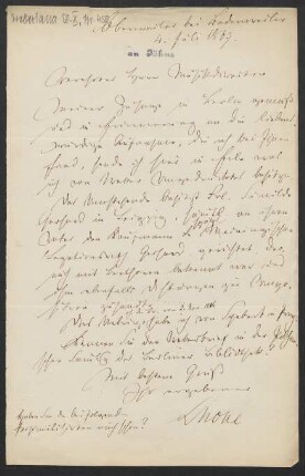 Brief an Friedrich Wilhelm Jähns : 04.07.1867