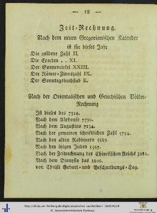 Zeit-Rechnung.