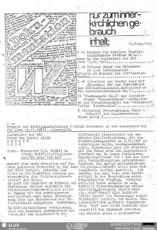 1988,17.Feb.,Dokumentation: Wendezeit