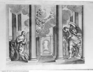 Raccolta de' quadri ... posseduti da S.A.R. Pietro Leopoldo, Florenz 1778, Tafel 53: Verkündigung