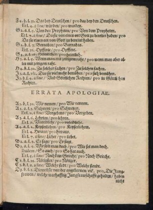 Errata Apologiae.
