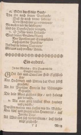 Ein anders. Jn der Melodey: Mit David wir die Einigkeit erheben