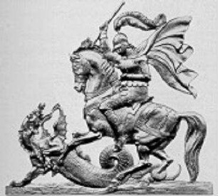 Wandrelief mit "St. Georg"