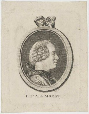 Bildnis des I. d'Alembert