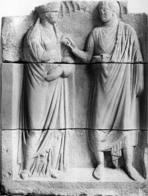Grabstein eines römischen Ehepaars