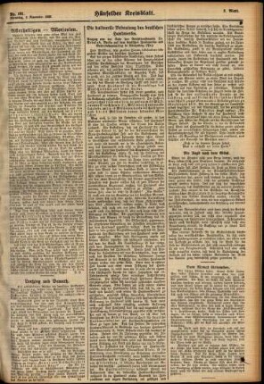 Zweite Ausgabe vom Dienstag, den 02. November 1926.