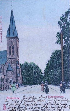 Pinneberg. Bahnhofstrasse
