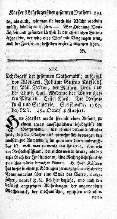 Lehrbegrif der gesamten Mathematik.