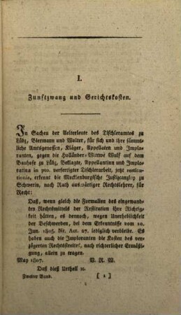 Neue Sammlung merkwürdiger Rechtsfälle : Entscheidungen der Hallischen Juristen-Facultät, 2