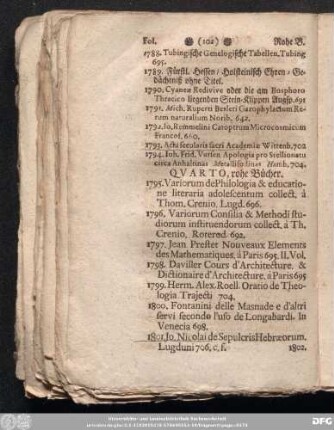 Quarto, rohe Bücher.
