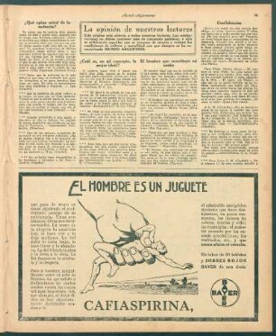La opinión de nuestros lectores