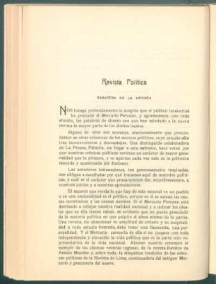 Revista Política
