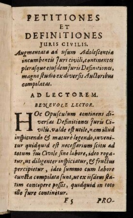105-106, Ad Lectorem.