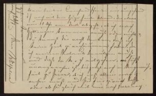 Brief von Wilhelm Riemann an seinen Bruder Bernhard. o.O, o.D.