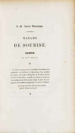 Madame De Soubise.