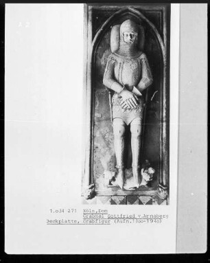 Grabmal des Grafen Gottfried IV. von Arnsberg — Liegefigur des Grafen Gottfried IV. von Arnsberg