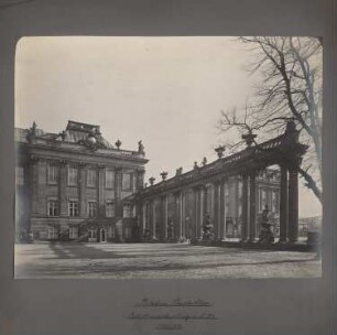 Stadtschloss, Potsdam: Ostkolonnaden schräg von Südwesten gesehen