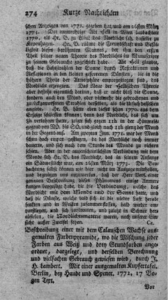 Beschreibung einer mit dem Calauschen Wachse ausgemalten Farbenpyramide.