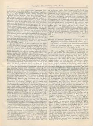 434-435 [Rezension] Dörries, Bernhard, Der Glaube. Erklärung des zweiten Hauptstückes des kl. Katechismus M. Luthers
