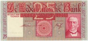 Geldschein, 25 Gulden, 19.3.1941