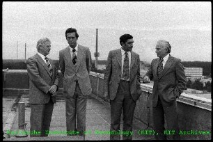 Besuch von Patrick Jenkin (Chefsekretär des Schatzamtes und englischer Energieminister) am Kernforschungszentrum Karlsruhe (KfK)